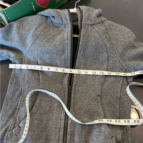 Lululemon Scuba Hoodie Heathered Speckled Black Women’s Size 4 - Picture 6 of 8